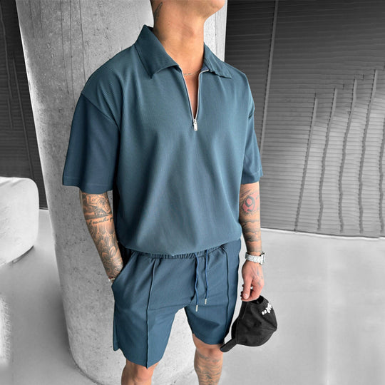 Polo Shirt and Shorts Set