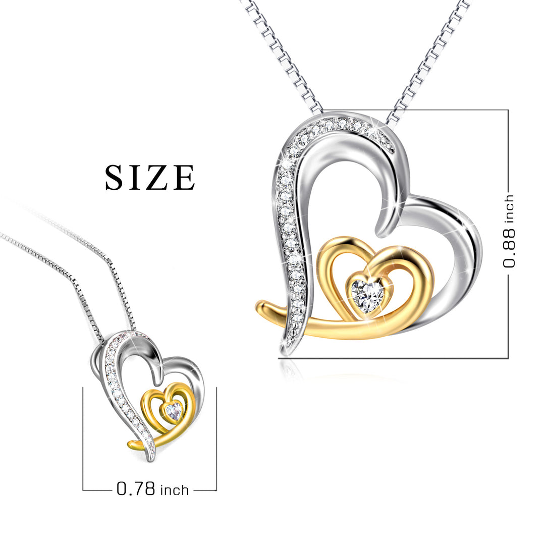 Love Heart Silver Neckless