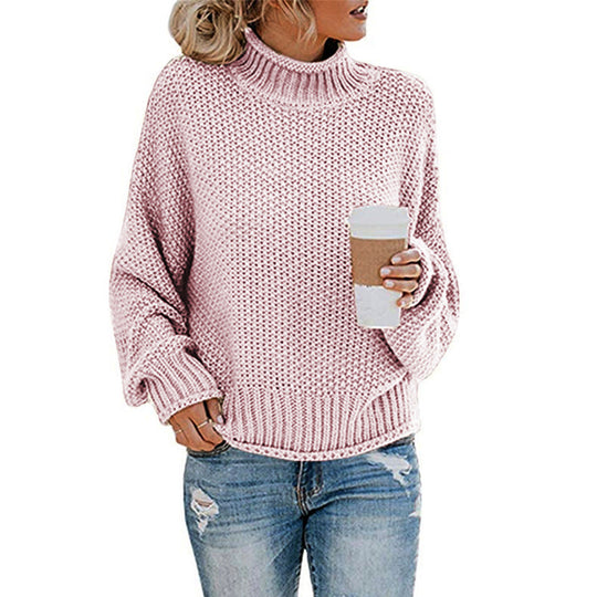 Cardigan Turtleneck Pullover