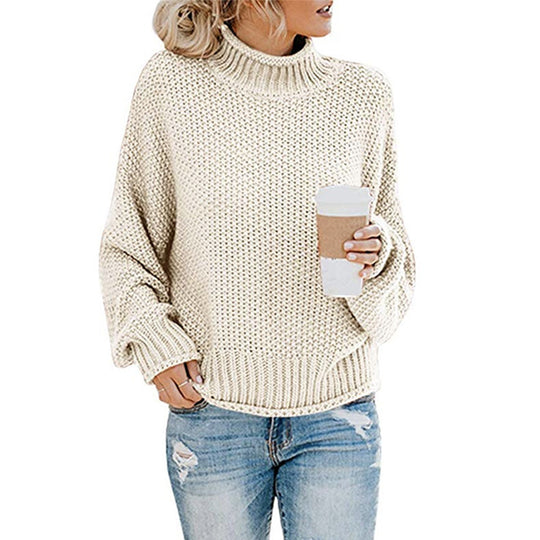 Cardigan Turtleneck Pullover