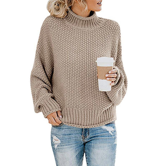 Cardigan Turtleneck Pullover