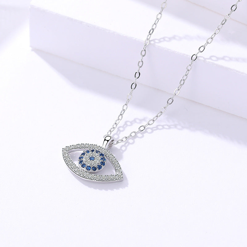 Angel Eye Silver Necklace