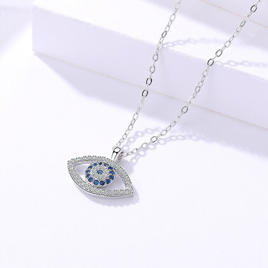 Angel Eye Silver Necklace