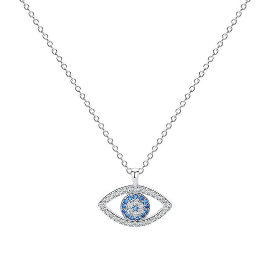 Angel Eye Silver Necklace