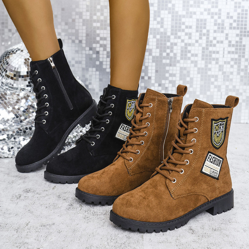 Lace-up Winter Boots