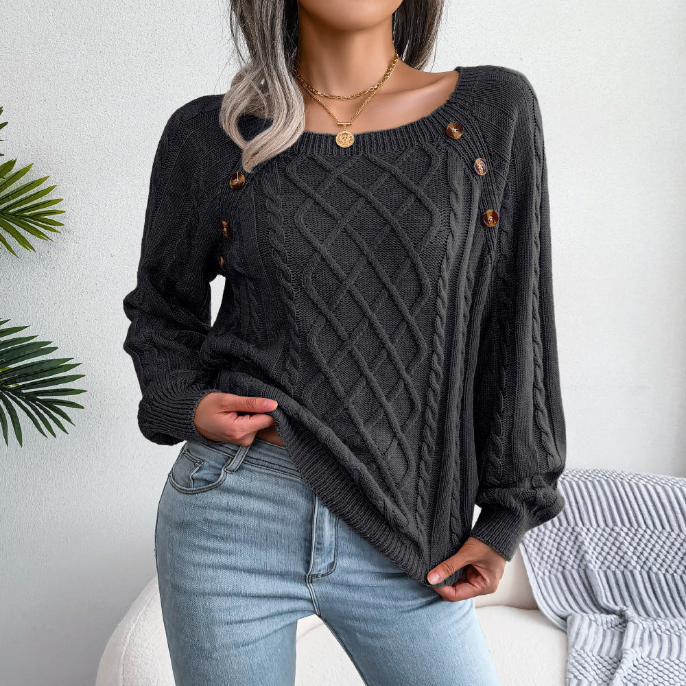 Square Neck Knitted