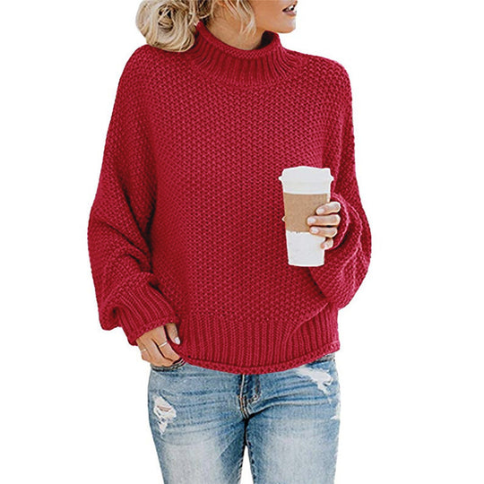 Cardigan Turtleneck Pullover