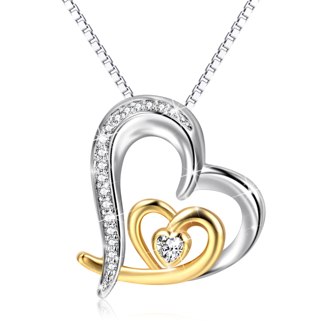 Love Heart Silver Neckless