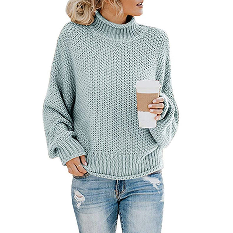 Cardigan Turtleneck Pullover