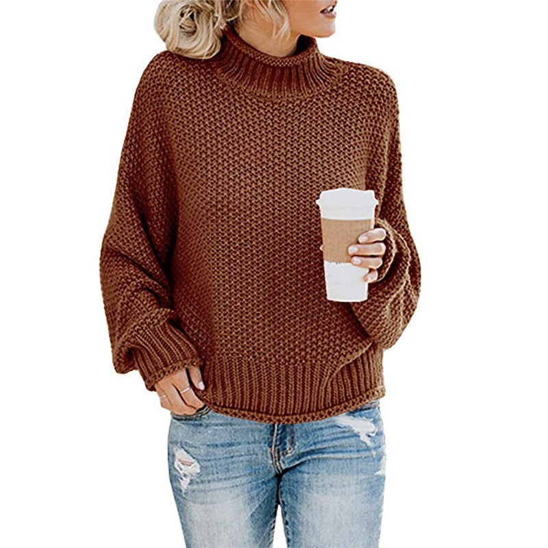 Cardigan Turtleneck Pullover