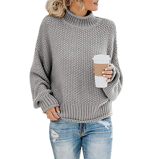 Cardigan Turtleneck Pullover