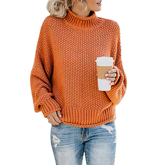 Cardigan Turtleneck Pullover