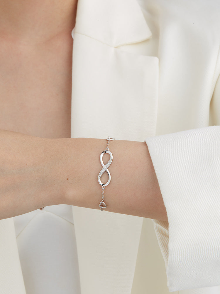 Silver Infinity Bracelet