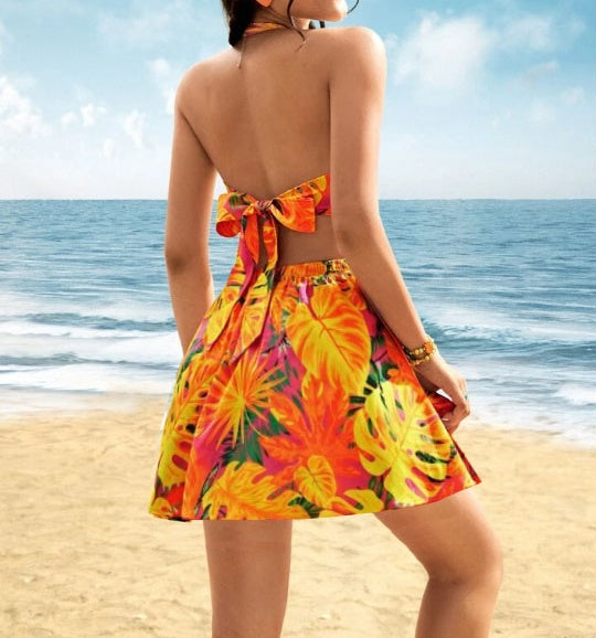 Tropical Short Dress