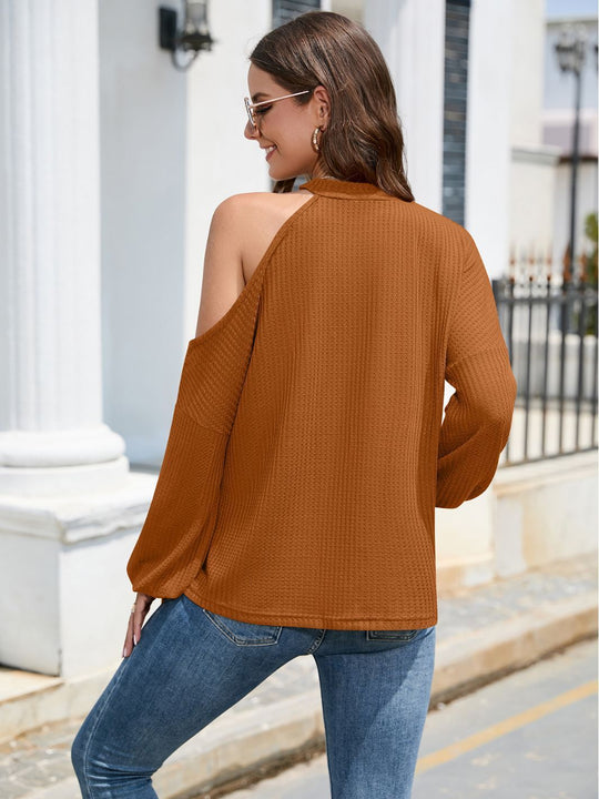 Off shoulder Long Sleeve Top