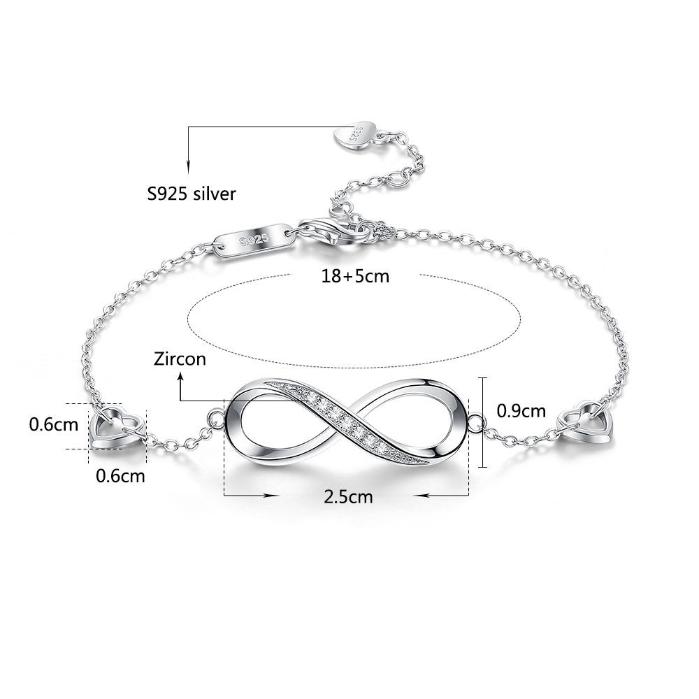 Silver Infinity Bracelet