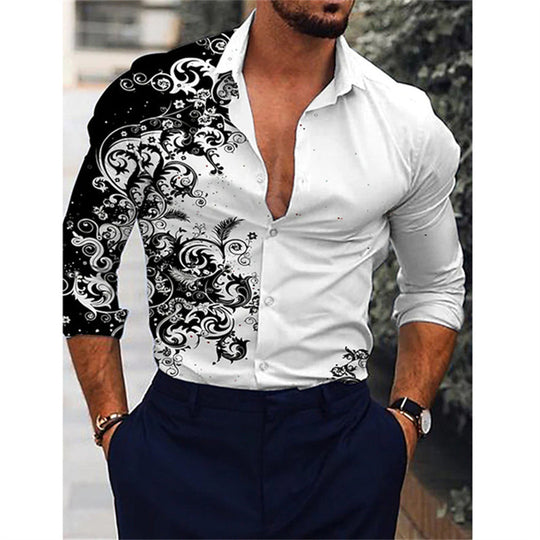 Printed Long-sleeved Shirt