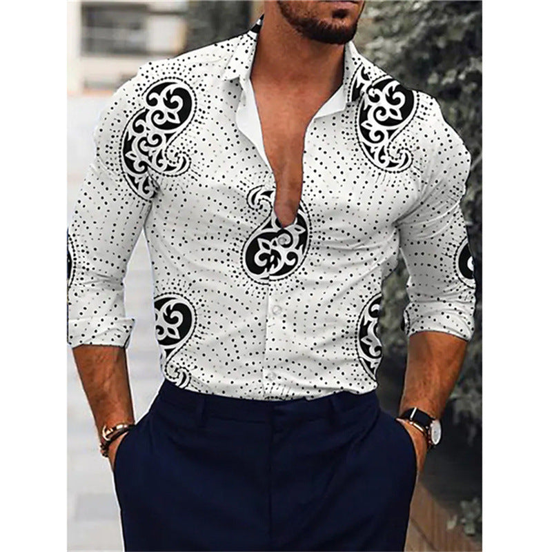 Printed Long-sleeved Shirt