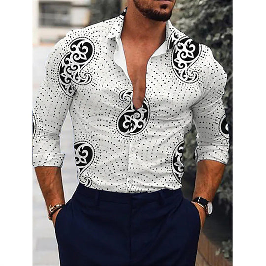 Printed Long-sleeved Shirt