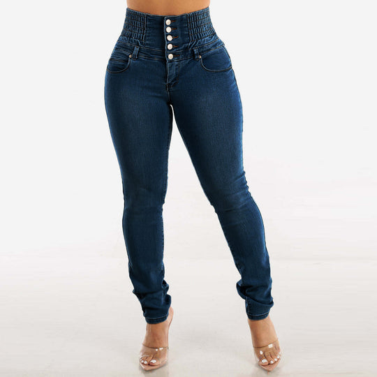 High-Waist Slimfit Jeans