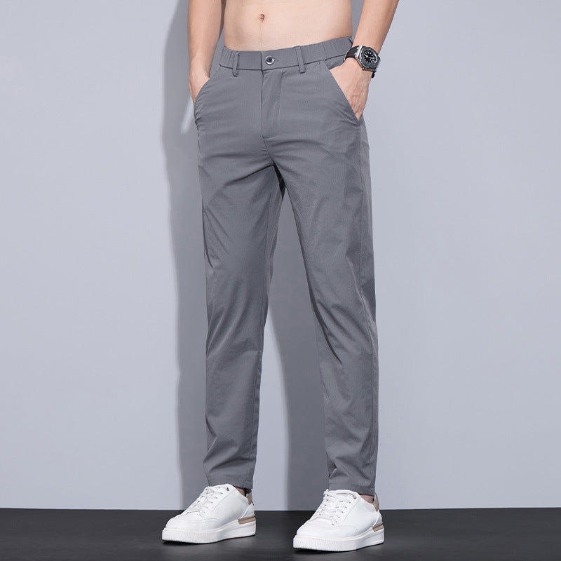 Ice Silk Slimfit Pants