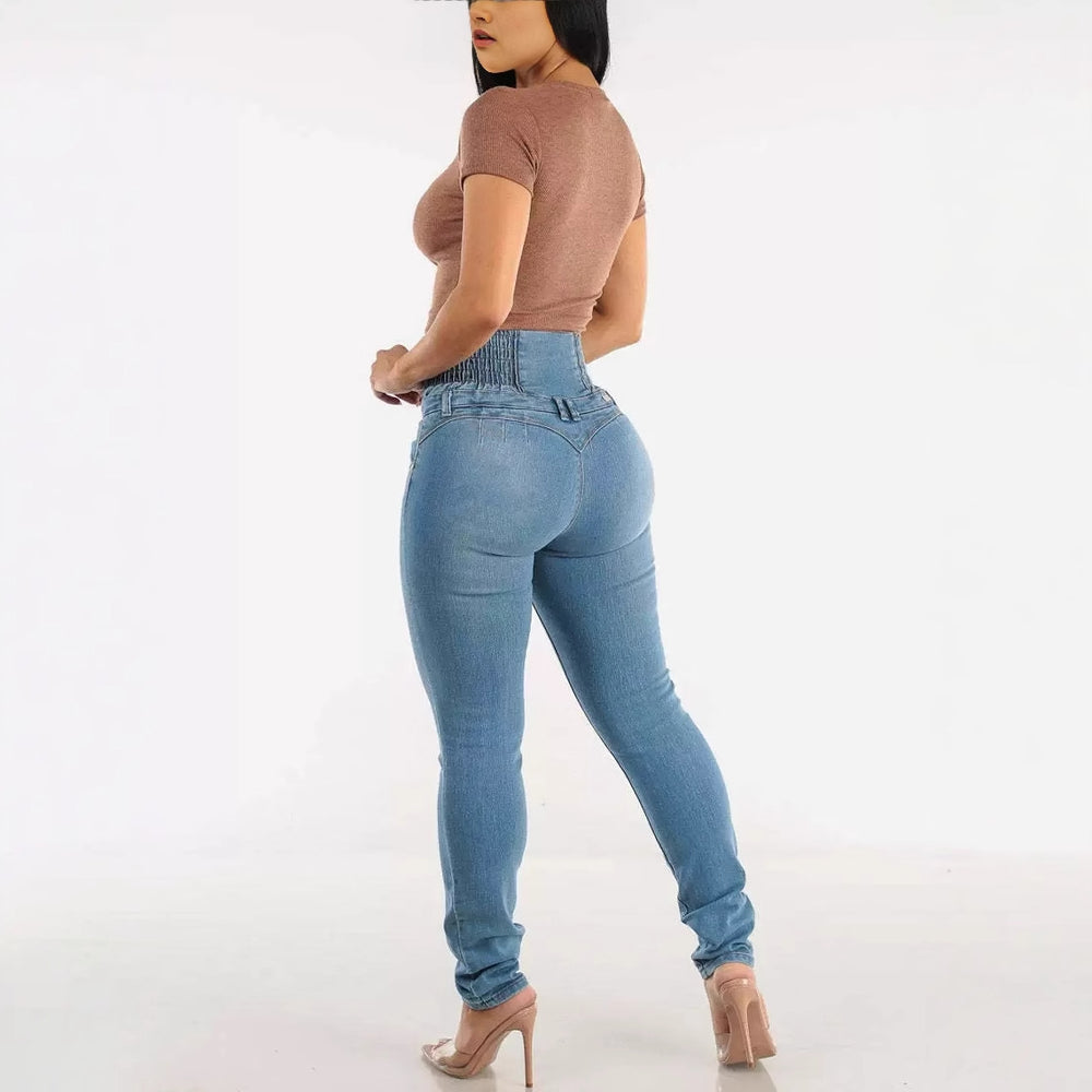 High-Waist Slimfit Jeans