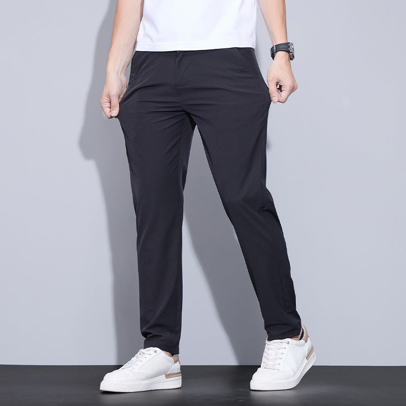 Ice Silk Slimfit Pants