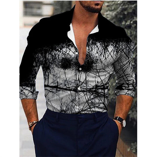 Printed Long-sleeved Shirt