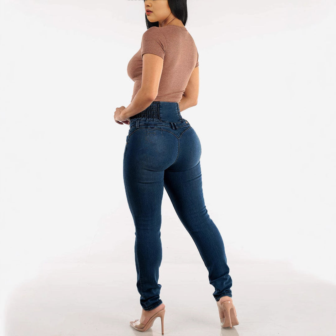 High-Waist Slimfit Jeans