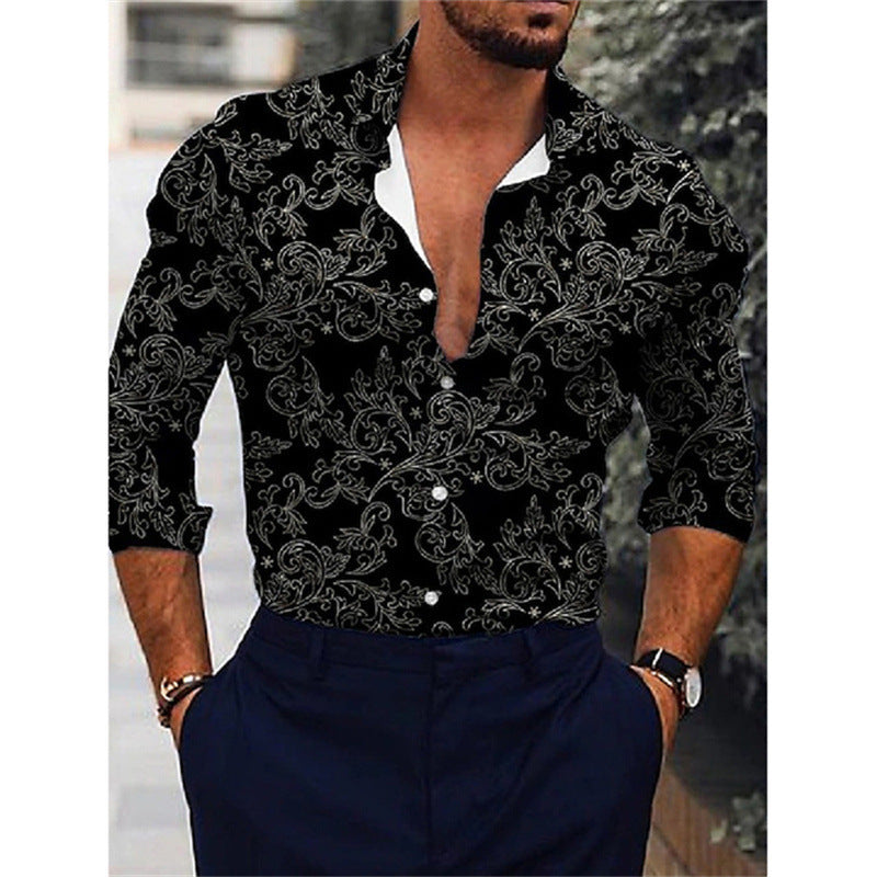 Printed Long-sleeved Shirt