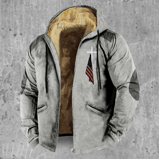 Hooded Cotton-padded Jacket