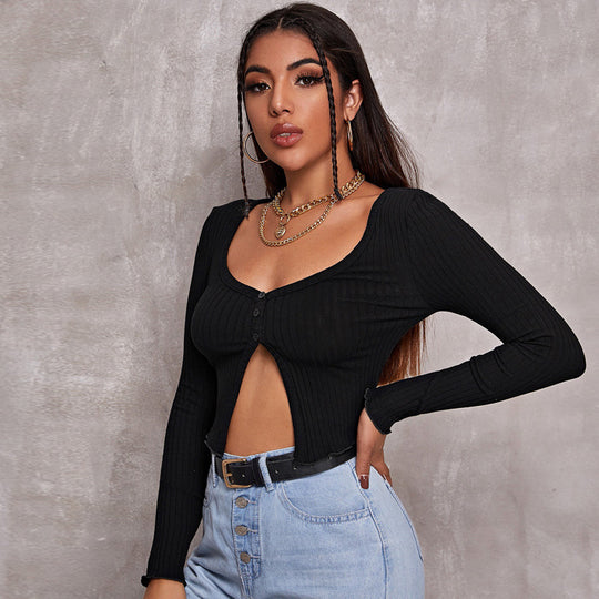 Long Sleeved Crop Top