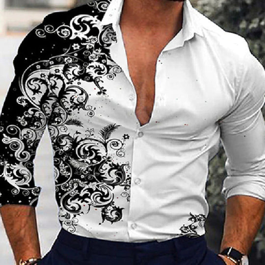 Printed Long-sleeved Shirt